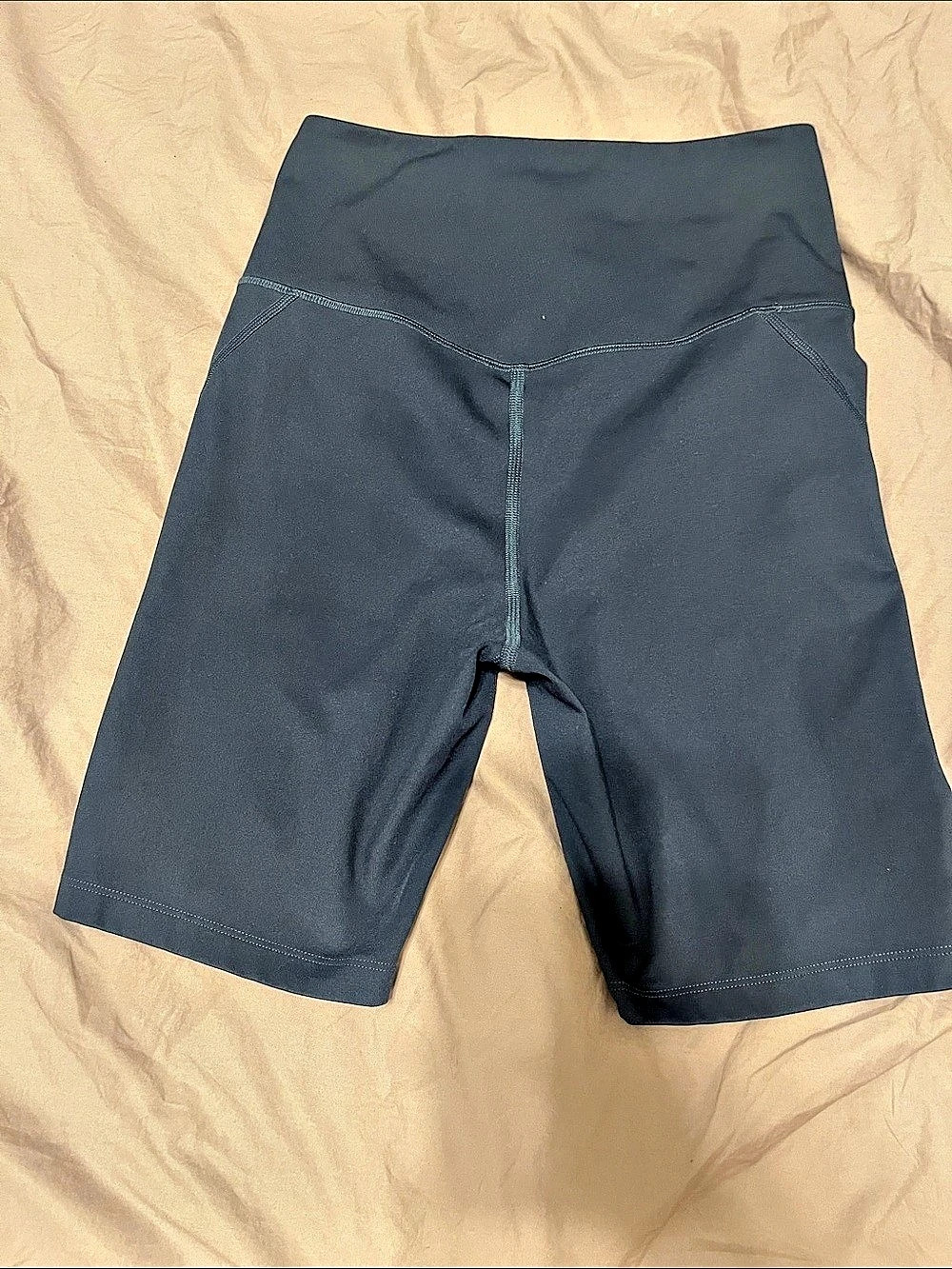 Girlfriend Collective High-Rise Bike Short navy